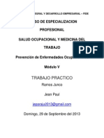 Salud Ocup. Trabajo Mod. 5 TP.5 Ramos Junco, Jean Paul