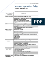 Sentence Patterns For Question 2 (B) : - SK SUNGAI MELAYU