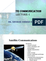 Satellite Communication Lecture-1: Dr. Shahab Ahmad Niazi