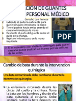 Colocación de Guantes para El Personal Médico