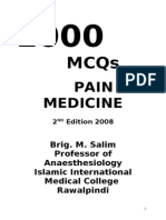 1000 MCQ Book Pain Medicine