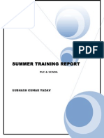 PLC & Scada Summer Training Report