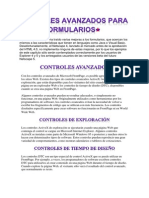 Controles Avanzados para Formularios