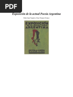 Exposición de La Actual Poesía Argentina