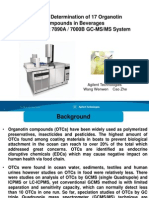 Determination of 17 Organotin Compounds by GCQQQ