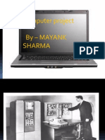 Computer Project by - Mayank Sharma