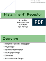 Histamine H1 Receptor: Aoran Zhu Brandon Chan Eric Kam Igor Korolija