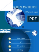 Nokia Global Marketing: - STP Analysis System