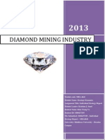 Environmental Analysis of Diamond Mining Industry