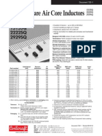 Square Air Core Inductors: 1515SQ 2222SQ 2929SQ