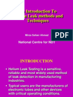 Helium Leak Testing