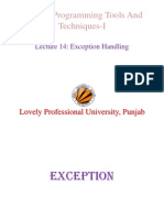 Exception Handling in Java