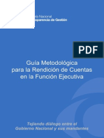 Guía Metodológica Rendición Cuentas 2013