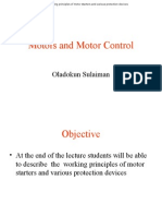 Motor Control and Protection