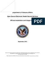 Department of Veterans Affairs: Open Source Electronic Health Record Services