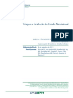 Diretrizes Triagem e Avaliacao Do Estado Nutricional