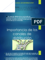 Importancia de Los Canales de Distribución