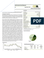 AAIB Fixed Income Fund (Gozoor) : Fact Sheet September