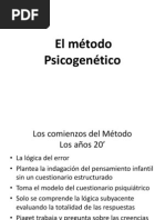 El Método Psicogenético