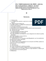 El Perito Judicial Como Auxiliar de La Justicia "Ad Hoc"