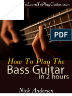 Learn How To Play Bass Guitar