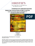 Christie's New York - Abstract Masterpiece by Gerhard Richter From The Collection of Eric Clapton