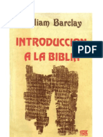 William Barclay Introduccion A La Biblia