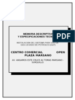 Memoria Descriptiva Marsamo Open Plaza