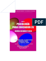 Guia Didactica Curso Psicologia para Educadores