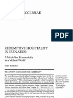 Boersma - Redemptive Hospitality in Iranaeus