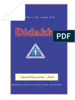 Didakhe - July - August, 2013