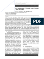 Performance Efficiency Enhancement of Dynamic Source Routing Protocol in Wireless Mesh Networks