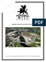 Pepperell Mill Campus Business Prospectus & Project Overview