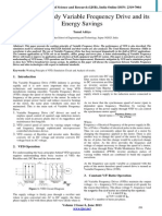 Research To Study Variable Frequency Drive and Its Energy Savings