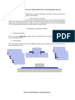 Tema Caracteristicas Funcionales de Los Materiales y Clasificacion Por Sus Usos