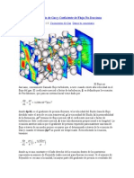 Factor de Turbulencia de Gas y Coeficiente de Flujo No Darciano