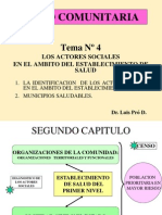 04 - TEORIA SAL COM DX Comunal Los Actores Sociales y Municipios Saludables 2012