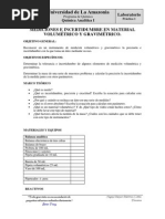 Práctica 1. Mediciones e Incertidumbre en Material Volumétrico y Gravimétrico.