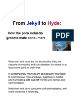 From Jekyll To Hyde: How The Porn Industry Grooms Male Consumers