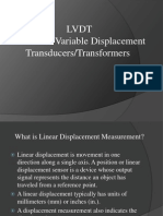 LVDT Linear Variable Displacement Transducers/Transformers