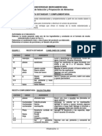 PRACTICA 02 Receta Estandar y Complementaria