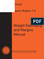 Weight Estimating and Margins Manual