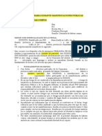 Formato Escrito Detenciones Arbitrarias en Manifestaciones Publicas - Pedido Habeas Corpus