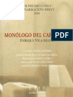 Enrique Vila Matas y Otros Monologo Del Cafe Sport y Otros