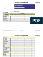 Project RAM Detail: Responsibility Assignment Matrix (RAM)