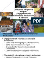 Philippines Indigenous Peoples Engagement With International Mechanisms & Networks