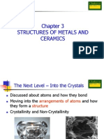 Lecture 3 - Structures of Metals and Ceramics