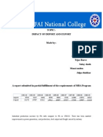 Report:-ON Macro Economics Topic: - Impact of Import and Export