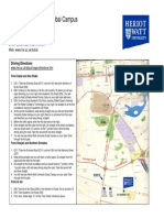 Heriot-Watt University Dubai Campus Location Map