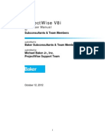 ProjectWise V8i Web User Manual